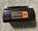 Black+decker LBX1540 40V 1.5 Ah Max Lithium Ion Battery. Fixed Price $19.98.