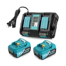 2PACKS 6.0AH Replacement For Makita Battery 18V With 2-PORT Charger BL18. Fixed Price $118.82.