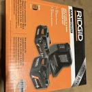 Ridgid 18V Max Output Battery Starter Kit - AC8400240SB. Fixed Price $100.00.