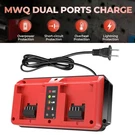 Dual Bay Simultaneous Charger 18V For Milwaukee M18 Battery 48-11-1850 New. Fixed Price $22.99.