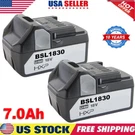 2X For Hitachi BSL1850 18V 7.0AH Li-ion Battery BSL1860 BSL1840 BSL1830 BSL1815S. Fixed Price $65.98.