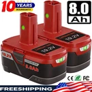Pack For Craftsman 19.2 Volt C3 Lithium Diehard Battery 315.PP2011 8.0AH. Fixed Price $125.69.
