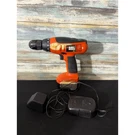 Black & Decker Cordless Drill 12V Orange Good CD1200S Battery Charger Set. Fixed Price $25.00.