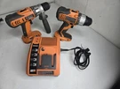 Ridgid R86007 1/2" 18V Li-ion Vsr "fuego" Drill R84001 3/8 And Charger. Fixed Price $49.99.
