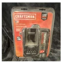 Craftsman V20 20V Max Lithium Ion Battery Charger CMCB104 Black. Fixed Price $24.00.