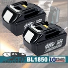 Pack Of 2-FOR Makita BL1850B-2 18V Lxt Lithium-ion 5.0 Ah Battery *brand New*. Fixed Price $45.89.