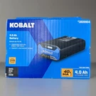 Kobalt 40V Max 4.0AH Lithium-ion Battery Model 3809904 New!!. Fixed Price $69.99.