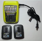 Genuine Ryobi C120D 12V Lithium Charger & CB120L Batteries, Rare, New. Fixed Price $149.99.